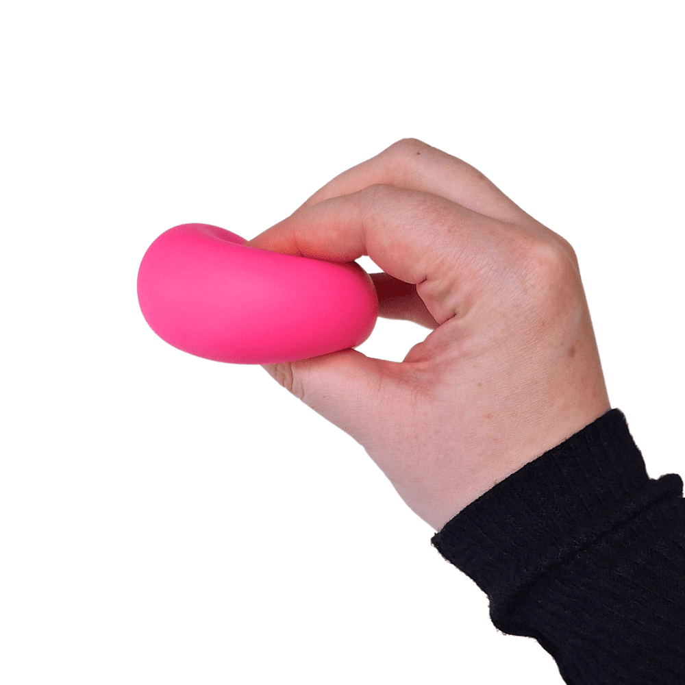 pink stressbold fra magni 6 cm