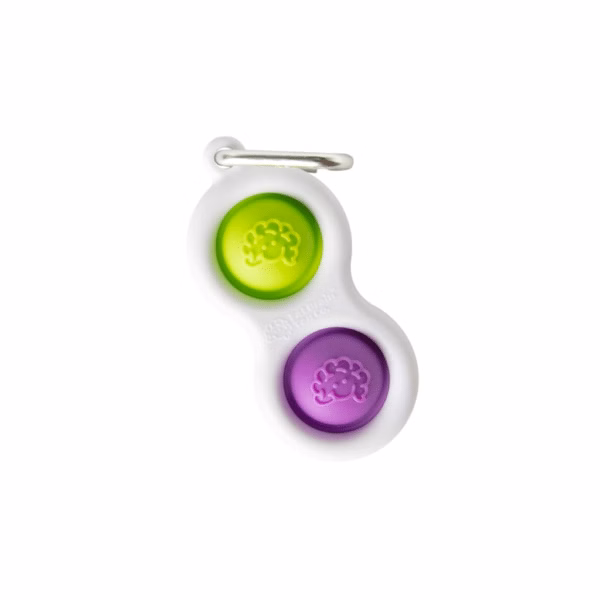 fat brian toys simpl dimpl lilla og grøn purple and green