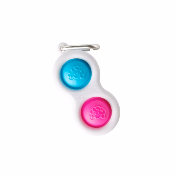 fat brian toys simpl dimpl pink og blå pink and blue