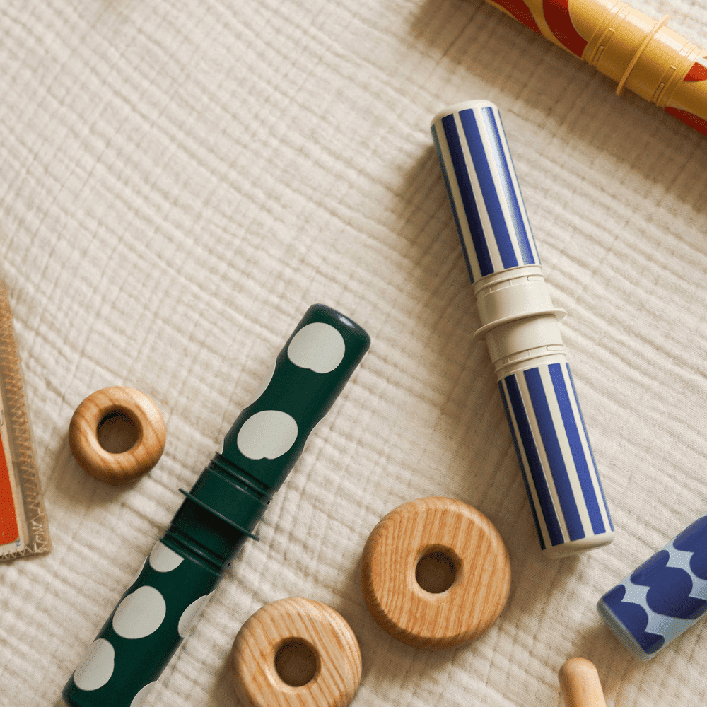 Modu 5x Rattle Pegs Rattle Sticks i ljusa färger