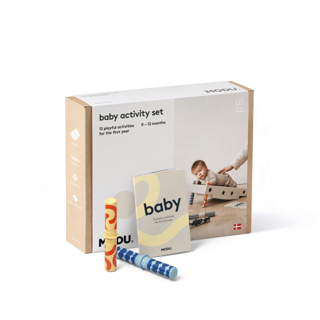 MODU babyaktivitetsset Sandgrå/Honungsgul