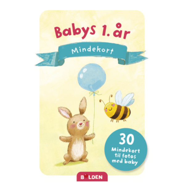 Babys første år, mindekort - Bolden