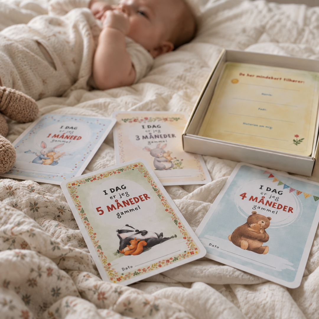 Babys første år - 30 smukke mindekort - Bolden