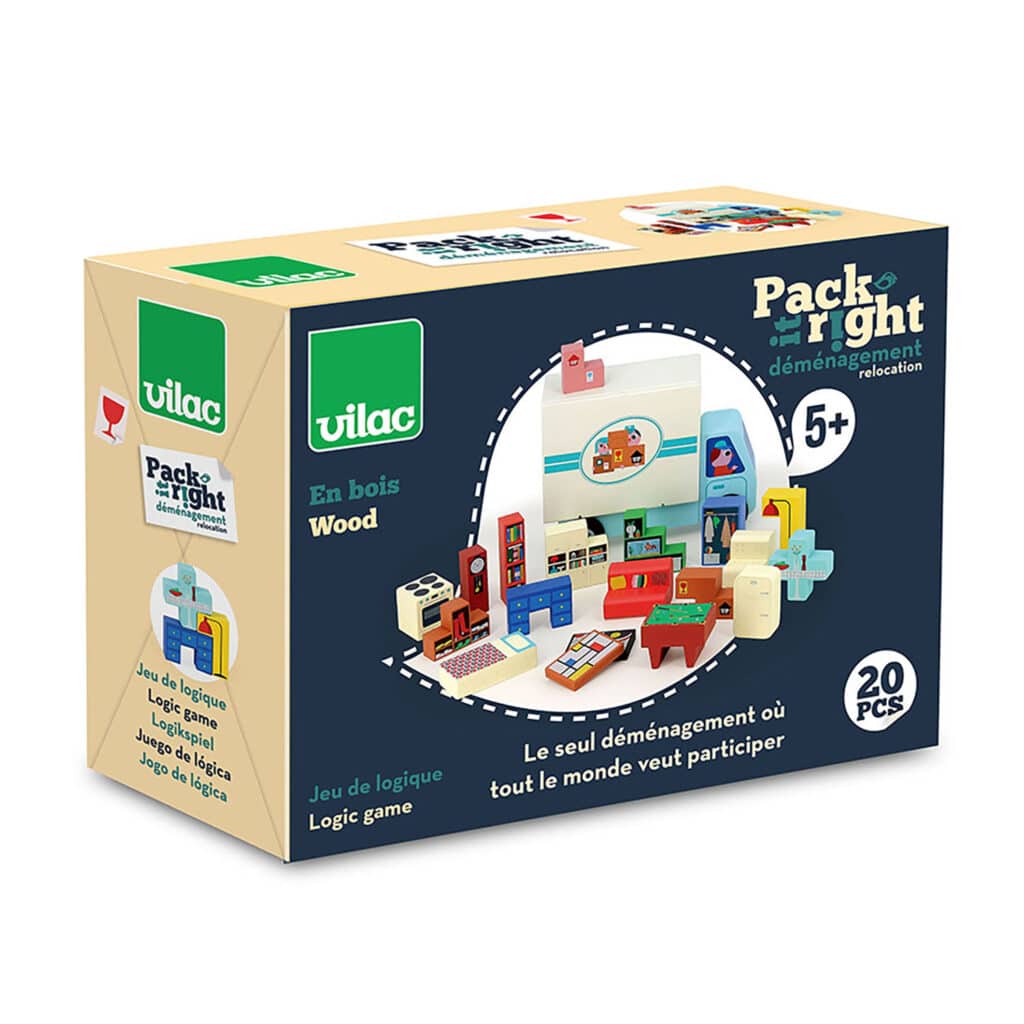 Logiskt spel, flyttbil - Vilac