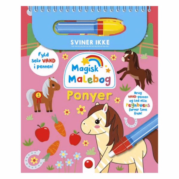 Magisk målarbok ponnyer - bollen