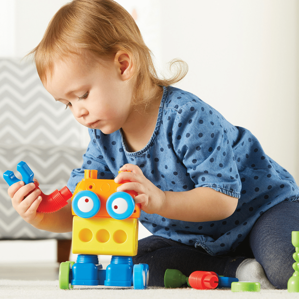 1-2-3 Bygg det! Robot Factory - Bygg din egen robot - Learning Resources