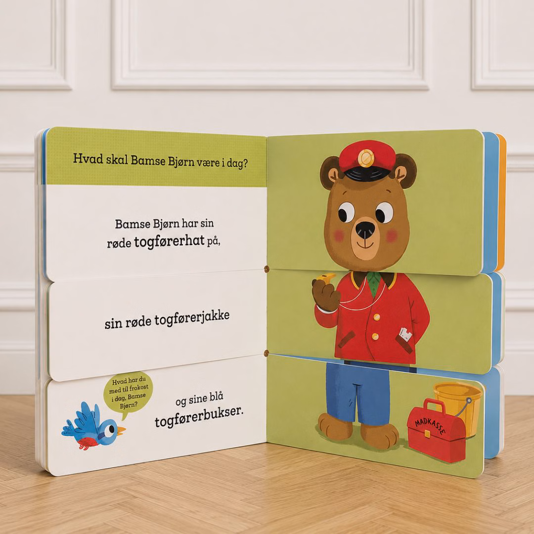 bamse bjørn klæder sig ud