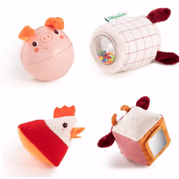 Rosalie, Set med 4 figurer med aktivitet 83254 - Lilliputiens