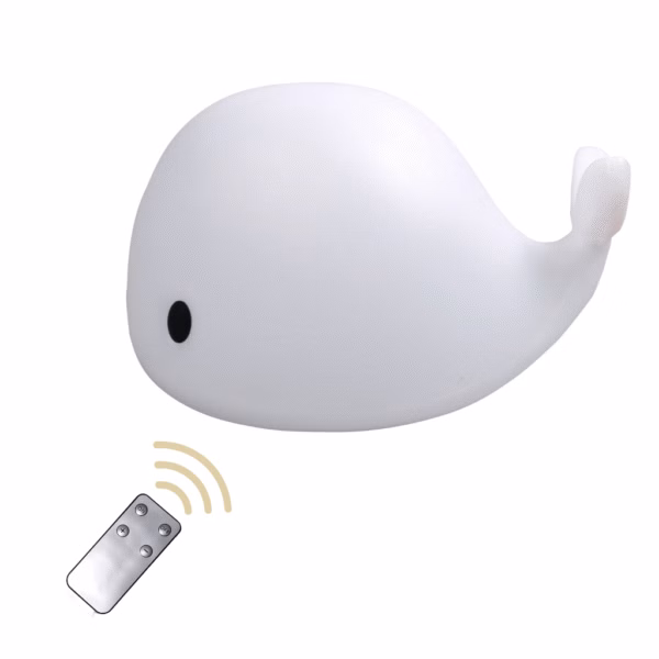 Christian Whale Nattlampa - 30 cm FI-NL006 filibabba med fjärrkontroll