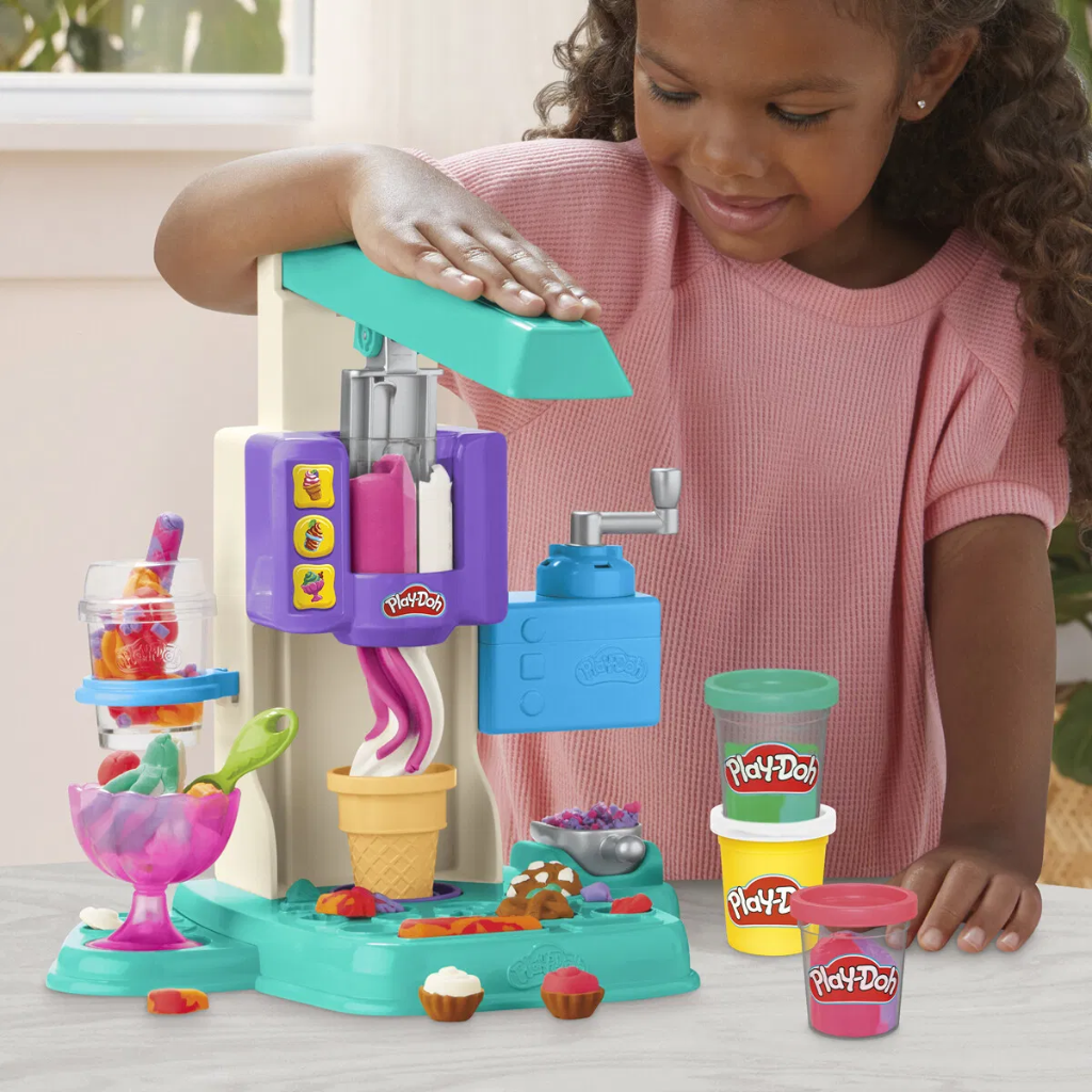 Play-Doh Rainbow Swirl Glass