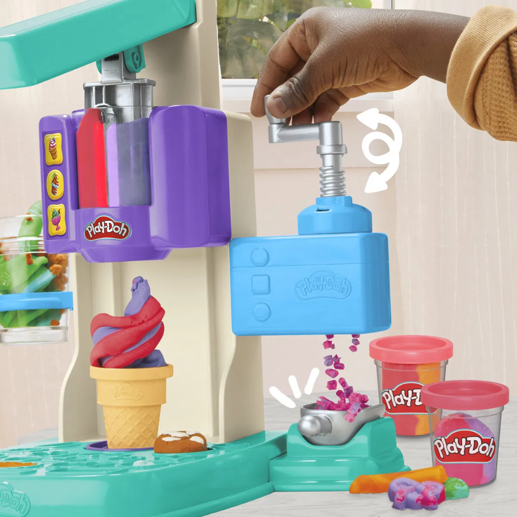 Play-Doh Rainbow Swirl Glass