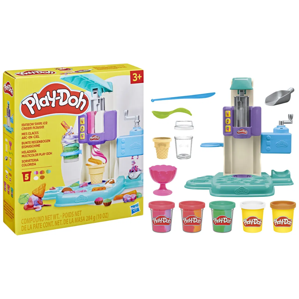 Play-Doh Rainbow Swirl Glass