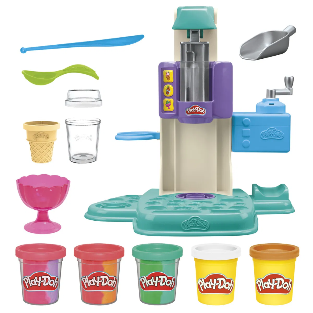Play-Doh Rainbow Swirl Glass