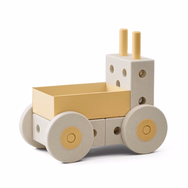 modu gåvogn3-in-1 Baby Walker Sand Grey Honey Yellow M-ACT-WAL-SG-HY