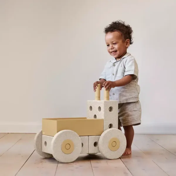 3-i-1 barnvagn. Baby-Walker- Sand-Grey_Honey-Yellov MODU