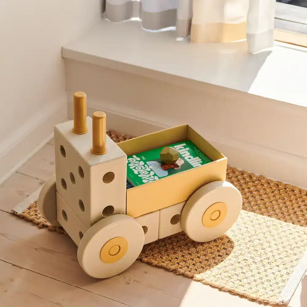 3-i-1 barnvagn. Baby-Walker- Sand-Grey_Honey-Yellov MODU