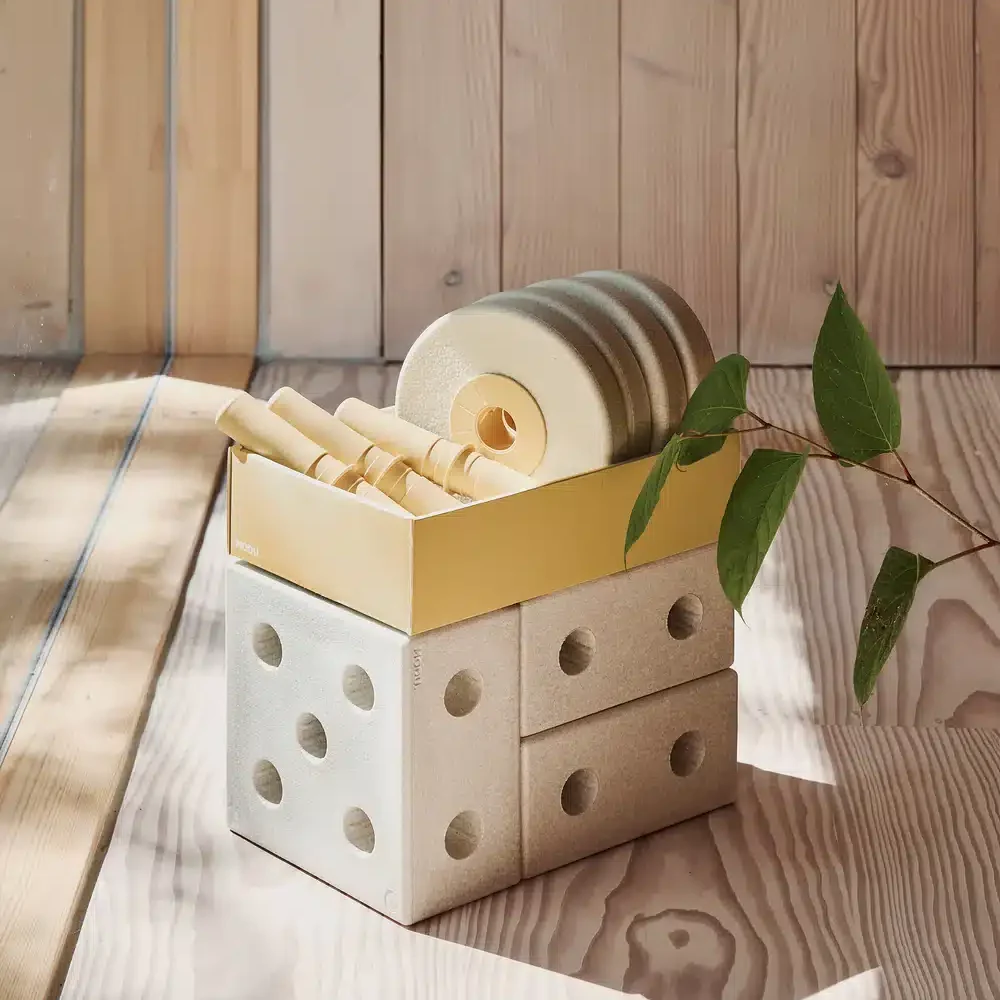 3-i-1 barnvagn. Baby-Walker- Sand-Grey_Honey-Yellov MODU