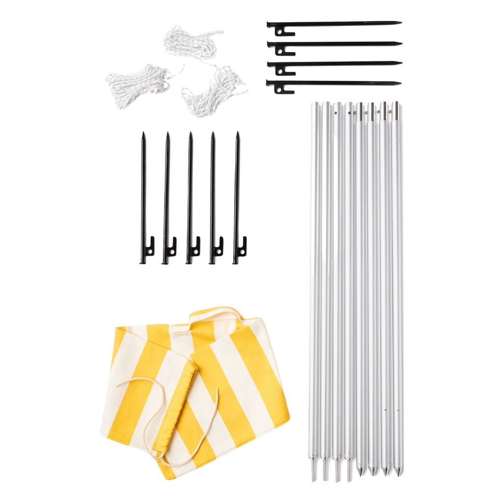 Kid's Concept - Strandtelt - gule striber