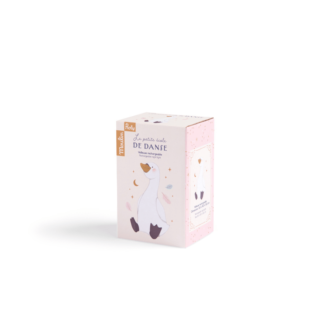 Moulin Roty 667201 Nattlampa - Baby Swan (USB-uppladdningsbar) - La Petite Ecole de Danse
