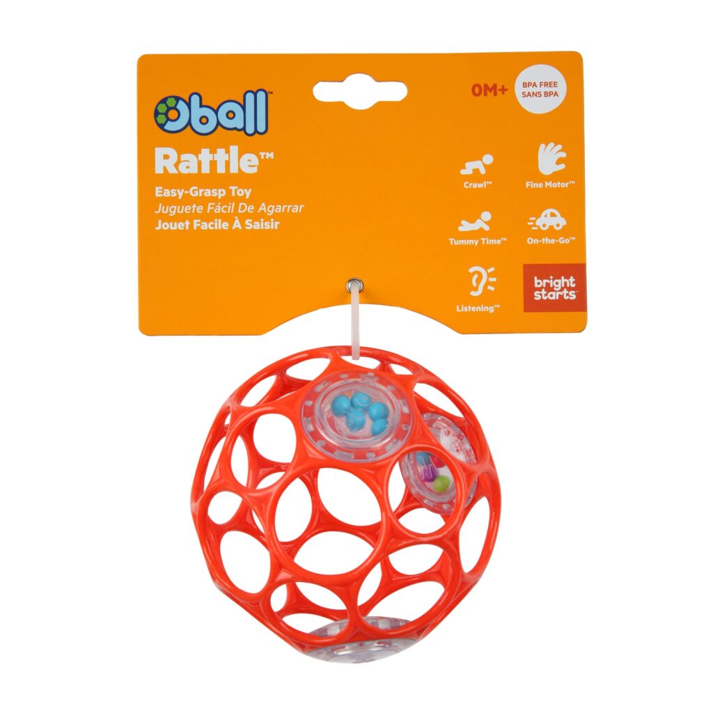 Oball Rattle 10 cm bold - Brights Starts