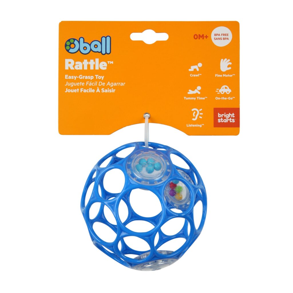 Oball Rattle - blå