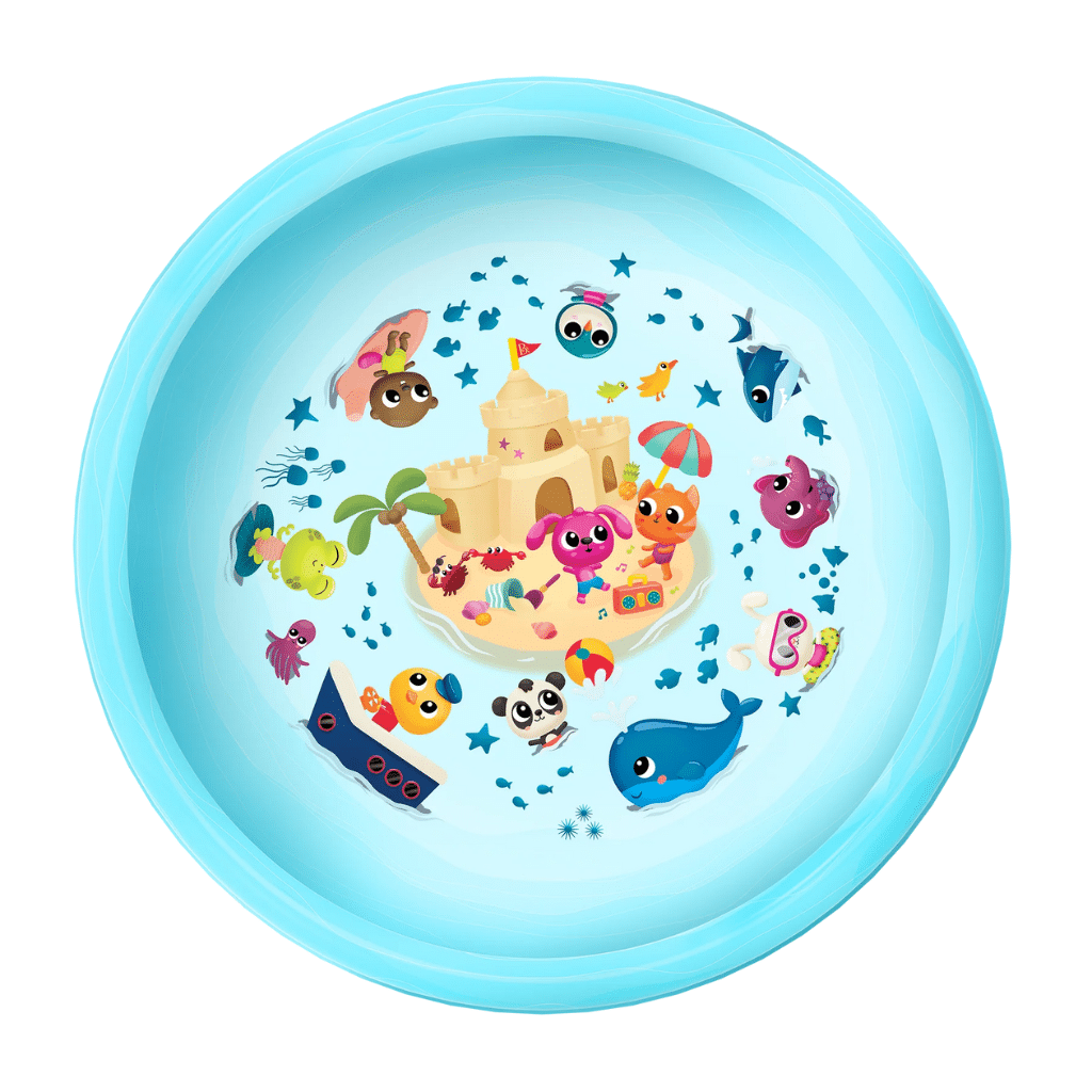 B. Toys - Stor vandsprøjtemåtte. Splish 'n' Splash Mat Water Splash Pad 702353