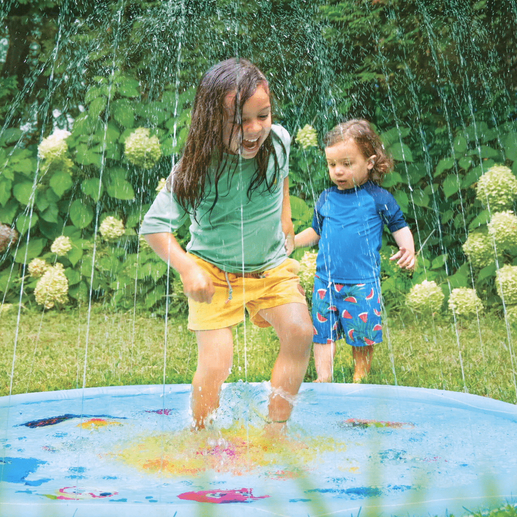 B. Leksaker - Stor vattenspraymatta. Splish 'n' Splash Mat Water Splash Pad 702353