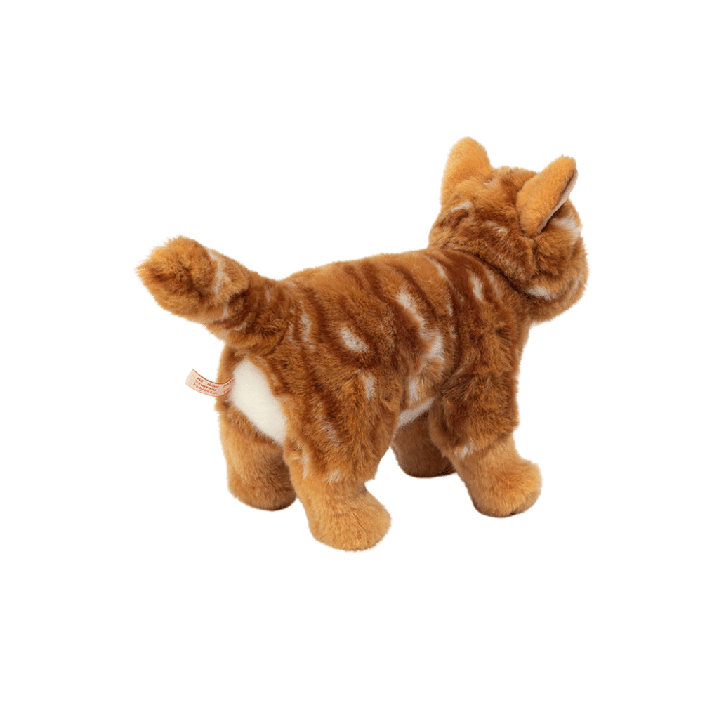 Teddy Hermann TH906827 Stående katt röd randig 20 cm
