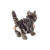 Teddy Hermann TH918226 Stående katt grå randig 20 cm