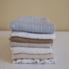 cam cam Tygblöja, 3-pack - GOTS Mix Classic Stripes Blå, Pralin, Gräddvit