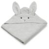 Liewood Albert handduk med huva, Rabbit Dumbo grå