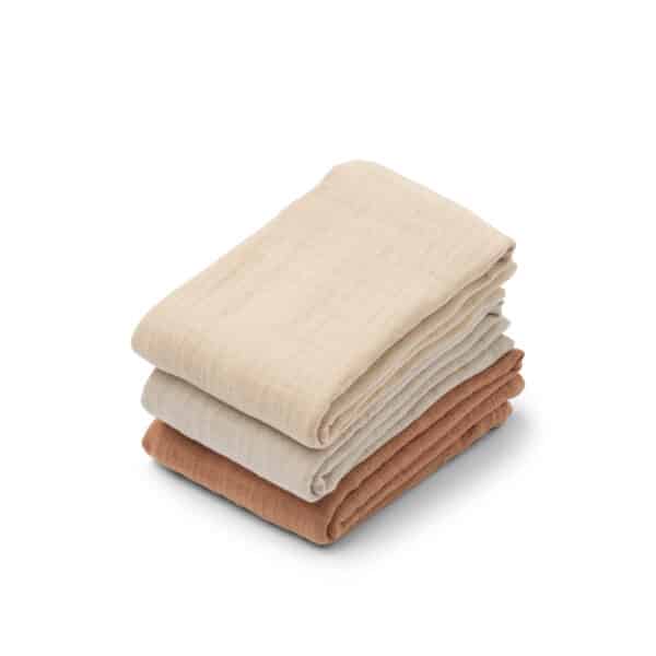 Lewis Muslin Cloth 3-pack Tuscany_rose_mix