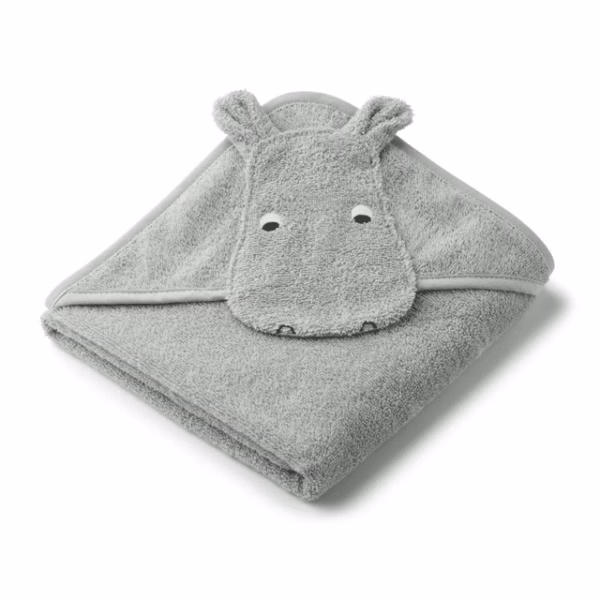 Liewood hovhandduk, Hippo Down blue