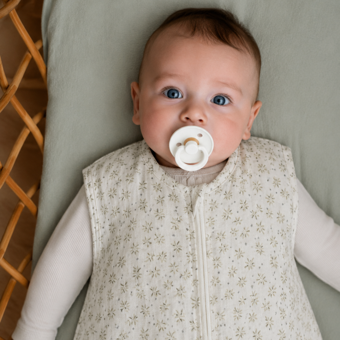 Little Dutch - Sommer sovepose muslin Blueberry Leaves