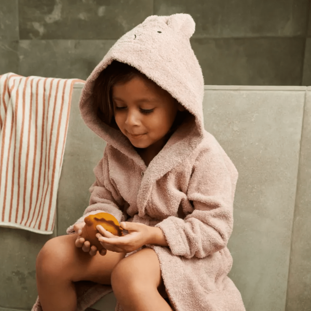 liewood LW12387 Lily Bathrobe 0037 Rabbit rose