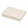 Cam Cam Pointelle Baby Stickad Filt - GOTS - Off White