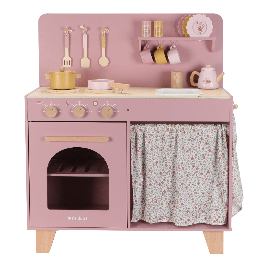 Lilla holländska LD2501 leksakerKök rosa FSC