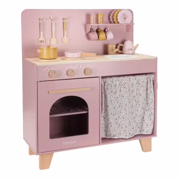 Lilla holländska LD2501 leksakerKök rosa FSC