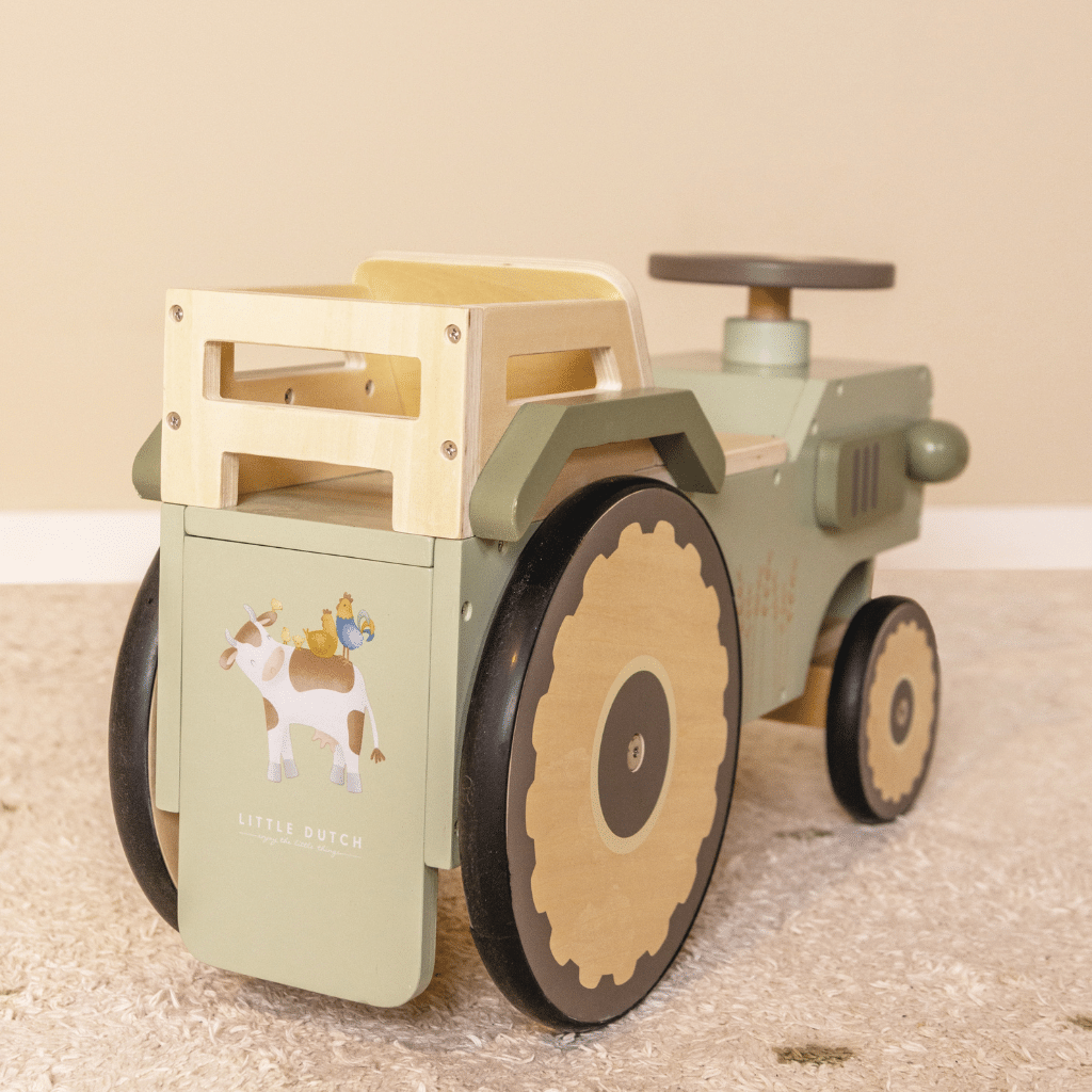 Lilla holländska LD7155 Traktor Walker Liten gård