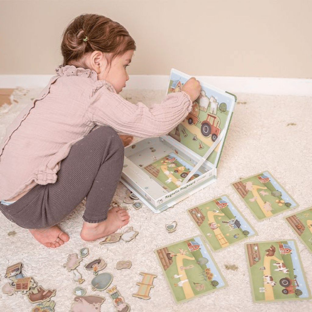 Little Dutch LD7159 Magnetisk Legebræt FSC - Little Farm