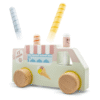 Pop Up Ice Cream Truck - Roliga pedagogiska träleksaker N10545 Nya klassiska leksaker