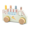Pop Up Ice Cream Truck - Roliga pedagogiska träleksaker N10545 Nya klassiska leksaker