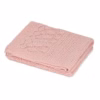 cam cam copenhagen Pointelle Baby Stickad Filt - GOTS - Sorbet