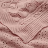 cam cam copenhagen Pointelle Baby Stickad Filt - GOTS - Sorbet