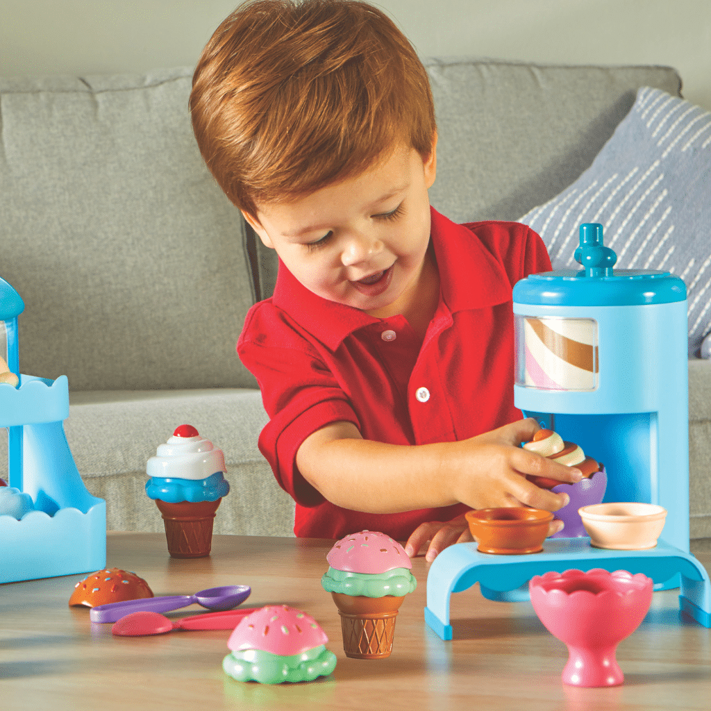 learning resources Swirling Scoops Ice Cream Shoppe isbutik LER9278