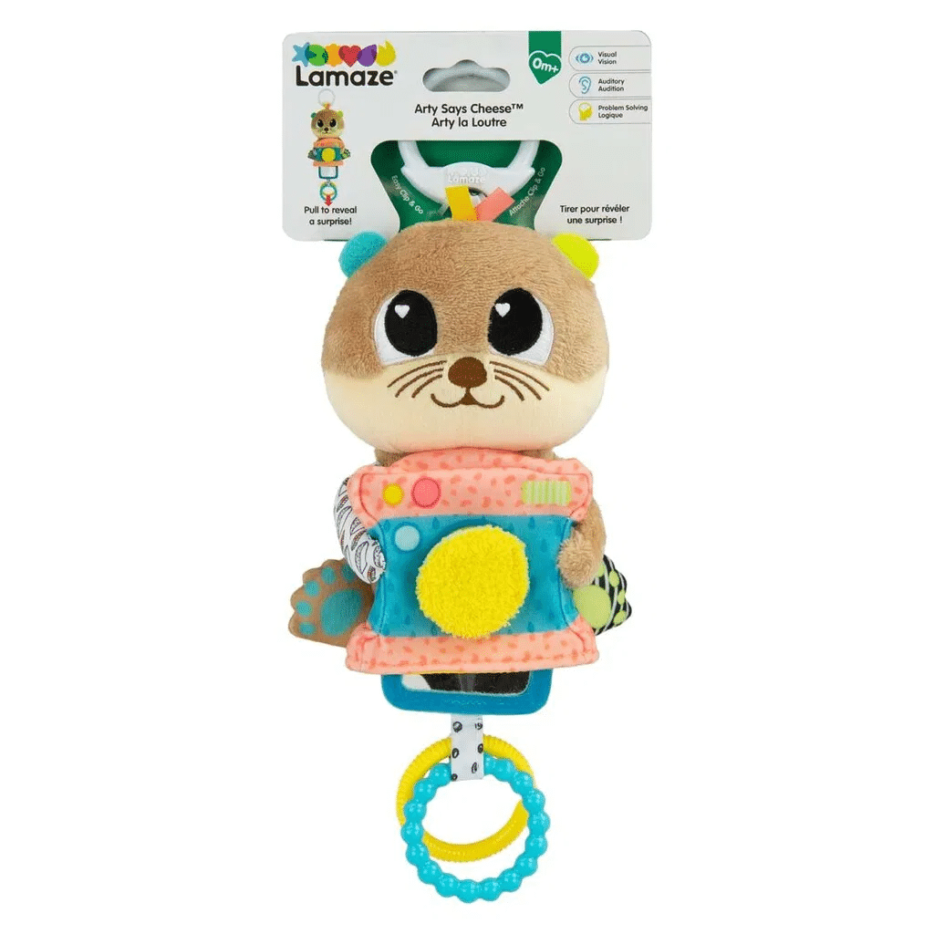 Lamaze Arty säger Cheese Clip & Go Art.nr 941-27494 Barnvagn Aktivering Leksak