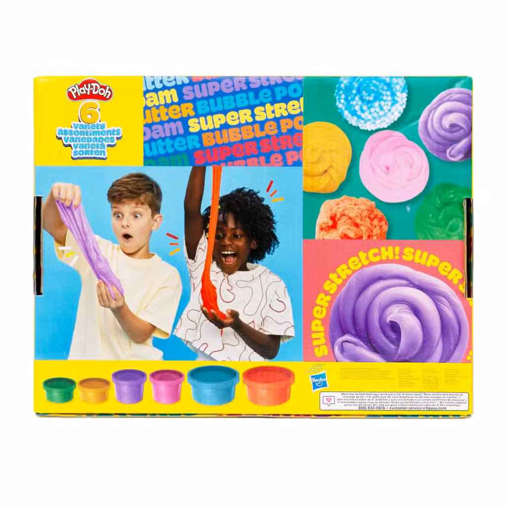 Play-Doh Multi Variety Box 6 Pack Item No. 334-233954 modellervoks