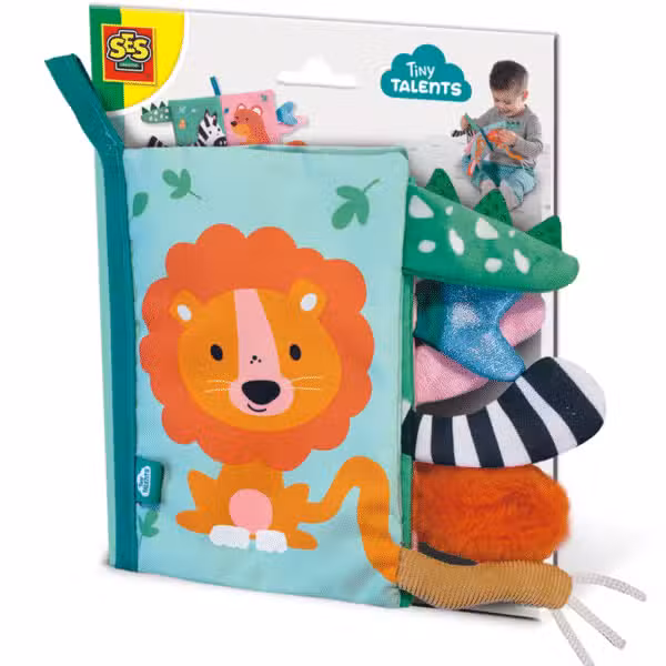 SES Creative S13112 Tyg Feeler Book - Djur