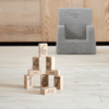 med flip-flop Byggklossar 100000916 Korkblock med siffror
