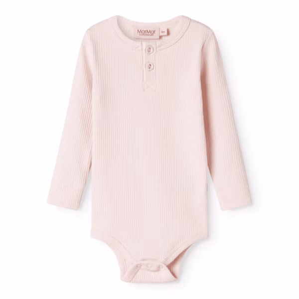 Marmar Copenhagen Långärmad 100-001-20 Body LS, Kroppsstrumpa 0369 Rosa